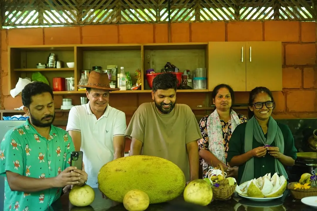 Farm fruits showing at kilukka farms