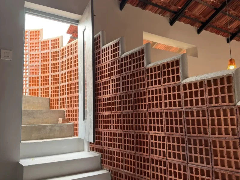 Staircase view of Ficus cottage